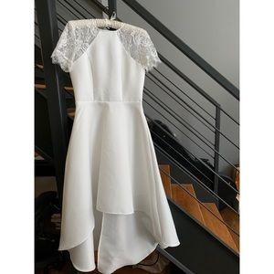 SOLD: Once-worn white formal dress